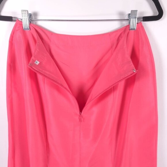 NWT SHERRI HILL 52493 Coral Prom Dress Mermaid Fitted Trumpet Train Slit Size 6 - Picture 7 of 16